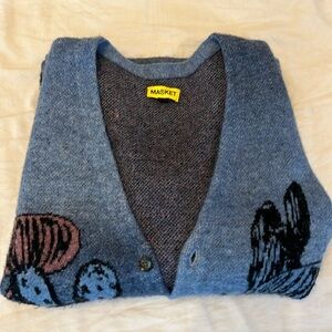 Market Blue "Growth" Cardigan